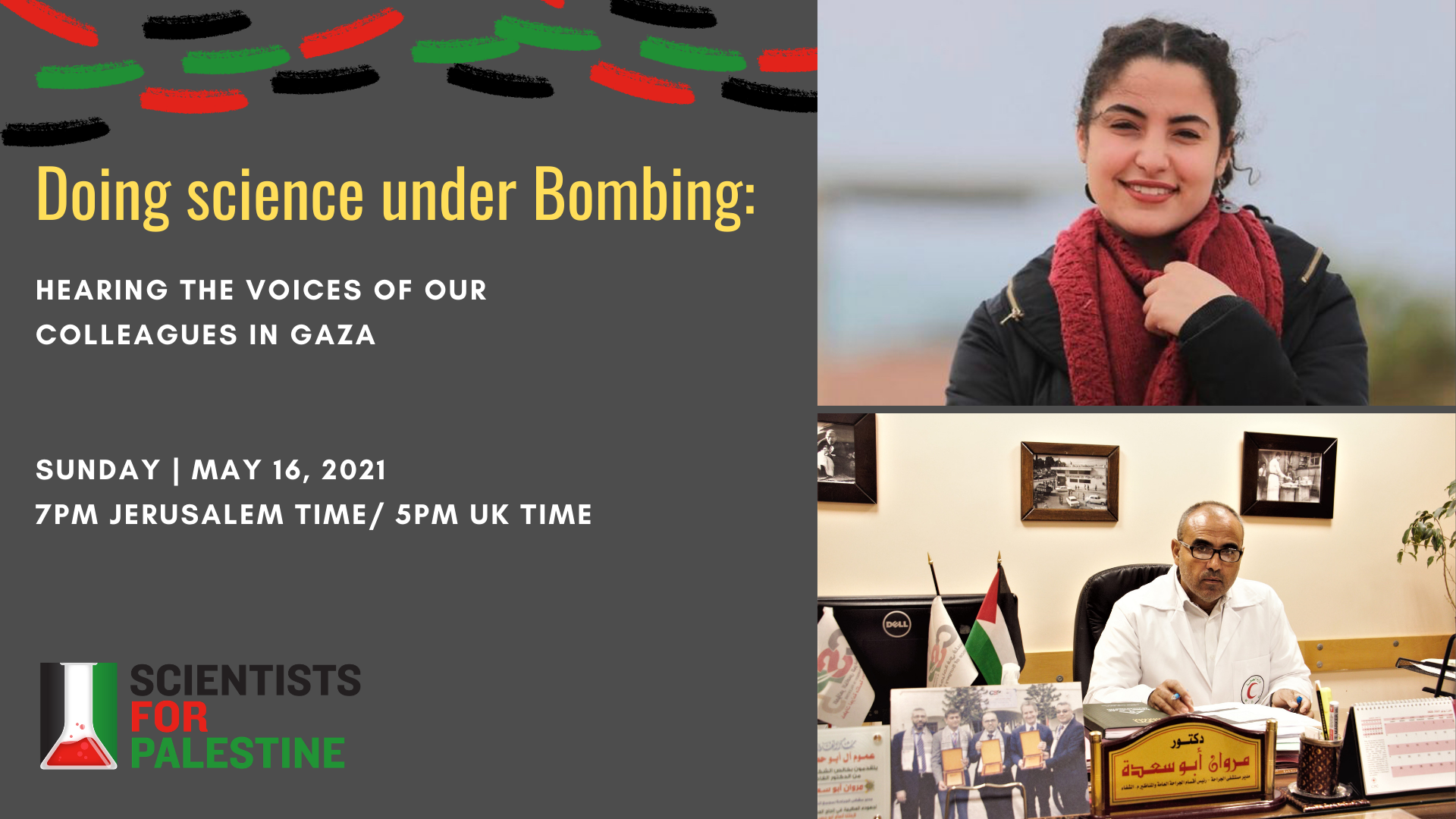 Doing Science Under Bombing - Scientists For Palestine